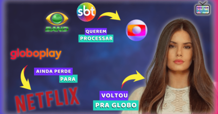 Camila Queiroz volta a gravar novela na Globo | SBT pode processar Globo por plágio 📺▶️